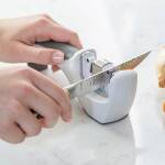 Smith´s Sharpener Pull-Thru Ceramic White, Schärfer für Glatt- und Wellenschliff