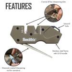 Smith´s Sharpener PP1-MINI TACTICAL, Messerschärfer mit Diamantstab, desert tan