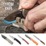 Smith´s Sharpener PP1-MINI TACTICAL, Messerschärfer mit Diamantstab, desert tan
