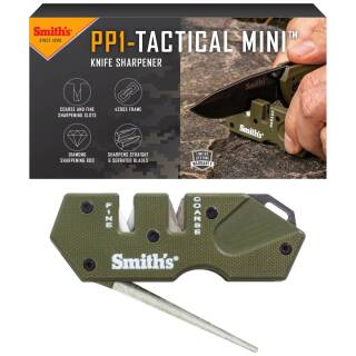 Smith´s Sharpener PP1-MINI TACTICAL, Messerschärfer mit Diamantstab, od green