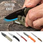 Smith´s Sharpener PP1-MINI TACTICAL, Messerschärfer mit Diamantstab, od green