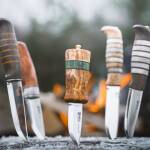 Helle Fjording 50 aar - 2025 LTD Messer mit H3LC Stahl, Maserbirke, Lederscheide
