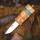 Helle Fjording 50 aar - 2025 LTD Messer mit H3LC Stahl, Maserbirke, Lederscheide