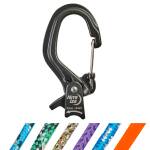 Nite Ize CamJam Sidelock, Aluminium-Karabiner mit 3 Meter Paracordseil in orange