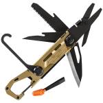 Gerber Stake Out Multitool mit Edelstahlwerkzeugen und Aluminiumgriff, champagne