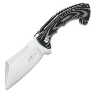 Gil Hibben Folding Cleaver mit 9,5 cm Edelstahlklinge und Canvas Micartagriff