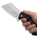 Gil Hibben Folding Cleaver mit 9,5 cm Edelstahlklinge und Canvas Micartagriff