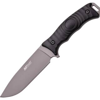 MTech Fixed Blade Titanium Coat, 440 Drop Point Klinge, grau Titanium, 25 cm