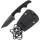 MTech Messer 673 Neck Knife mit 5,1 cm Edelstahlklinge und Kydexscheide