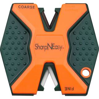 AccuSharp Sharp-N-Easy, kompakter Messerschärfer in orange/schwarz