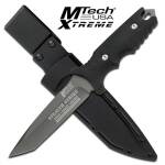 MTech Xtreme Stealth Strike Jagdmesser, rostfreie Klinge mit Titanium-Finish