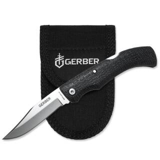 Gerber Gator Taschenmesser mit 420 Edelstahlklinge, Gator-Griff und Nylontasche