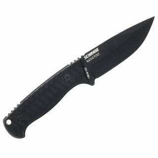 Schrade F59 Messer mit Full Tang Klinge, G10 Griff, Kydexscheide, Feuerstarter