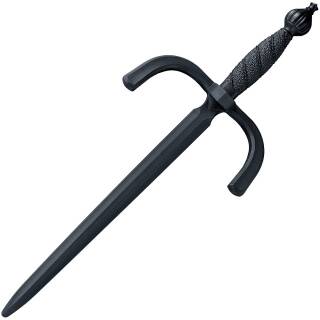 Cold Steel Parrying Dagger Trainingsmesser aus Santopren-Gummi, schwarz