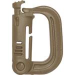 Maxpedition GrimLOC D-Ring Karabiner mit GhillieTEX,...