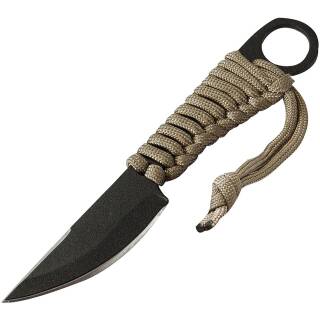 Condor Kickback Neck-Knife aus 1075 HC-Stahl, Paracordgriff und Kydexscheide