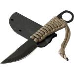 Condor Kickback Neck-Knife aus 1075 HC-Stahl, Paracordgriff und Kydexscheide