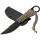 Condor Kickback Neck-Knife aus 1075 HC-Stahl, Paracordgriff und Kydexscheide