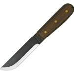 Condor Bushcraft Basic Messer mit 1075HC-Stahl, Walnussgriff, Lederscheide