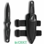 CRKT 2020 Russell Sting Full Tang Messer aus Carbonstahl, Cordura-Scheide