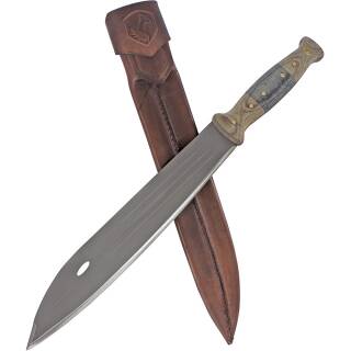 Condor Primitive Bush Machete, HighCarbon 1075, Micarta Griff, CTK390212HC