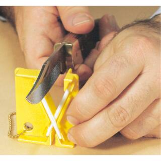 Lansky Mini Crock Stick Pocket Sharpener, Messerschärfer für Unterwegs