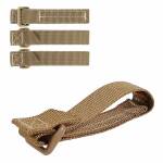 Maxpedition 3" (7,6 cm) TacTie Attachment Strap System, khaki (4 Stück)