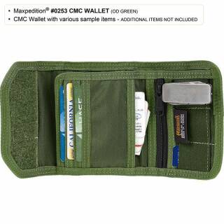 Maxpedition C.M.C. Wallet - Geldbrse mit extra groen Innentaschen, schwarz
