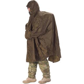 Snugpak Enhanced Patrol Poncho Regenschutz für Rucksackwanderungen, coyote