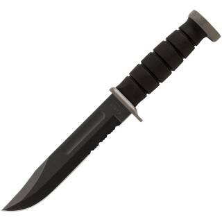 KA-BAR D2 Extreme Utility Knife mit Klinge aus D2 Stahl, schwarzer Kydexscheide