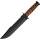 KA-BAR Big Brother Jagdmesser, 23,5 cm Klinge aus 1095 Stahl, Lederscheide