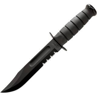 KA-BAR, Klinge aus 1095 Cro-Van Stahl mit part. Sgezahnung