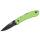 KA-BAR Mini Dozier Folder - Bright Green, Klinge aus AUS 8A Stahl, Lockback