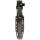 KA-BAR Short Black Tanto, Klinge aus 1095 Cro-Van Stahl, schwarze Scheide