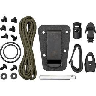 ESEE Izula aus 1095HC Stahl mit schwarzer Beschichtung Zubehr-Kit