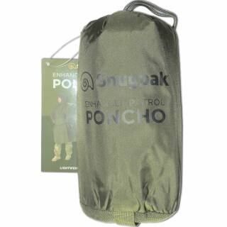 Snugpak Enhanced Patrol Poncho Regenschutz für Rucksack-Wandern, olive