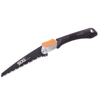 SOG Astsäge, Baumsäge, Handsäge, klappbar mit 19 cm Sägeblatt aus Carbonstahl