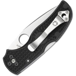 Spyderco Native 5 Lightweight Messer, CPM-S35VN-Klinge, schwarzer G-10 Griff