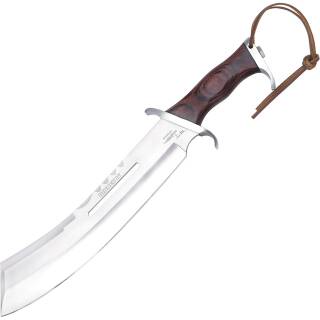 Gil Hibben Combat IV Machete mit 440 Edelstahlklinge und Lederscheide, GH5008