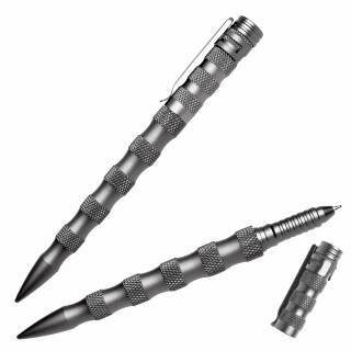 UZI Taktischer Glasbrecherstift mit robuster Schlagspitze in Gun Metal Grey