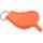 All Weather Safety Whistle Wind Storm Signalpfeife, Notfallpfeife in orange