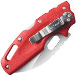 Cold Steel Tuff Lite Einhandmesser mit 6,4 cm Klinge und rotem Griv-Ex Griff