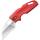 Cold Steel Messer, Modell Tuff Lite mit 6,4 cm Edelstahlklinge und rotem Griff