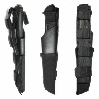 Morakniv Bushcraft BlackTactical SRT mit Edelstahlklinge, Sgezahnung, 12295