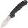 BRK Designed by ESEE Avispa, D2 Stahl-Klinge mit Stonewash-Finish, CF schwarz