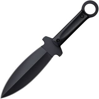 Cold Steel Shanghai Shadow Wurfmesser aus 1055 High Carbonstahl mit Fingerring