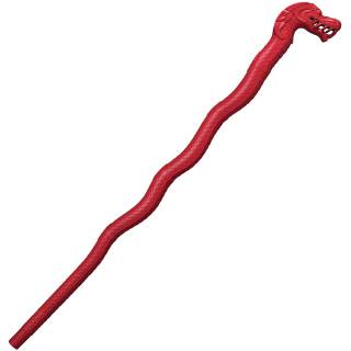 Cold Steel Lucky Dragon Walking Stick, Wanderstock mit Drachenkopf, 100 cm