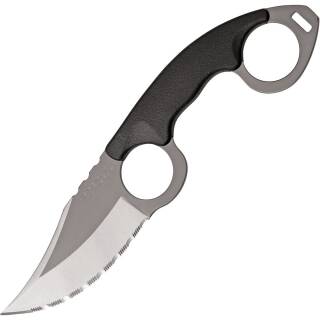 Cold Steel Double Agent II mit Sägezahnung, Grivory-Griff, Secure-Ex Scheide