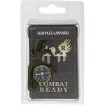 Combat Ready Kompass mit flureszierenden Ziffernblatt und olivegrünem Halsband