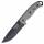 ESEE Model 5, Messer mit 1095HC Klinge, grauer Micarta Griff, Ohne Scheide